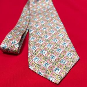Burberrys London vintage silk pastel tie!!